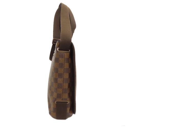 Borsa a Spalla Brooklyn MM N51211 di Louis Vuitton Marrone Damier ebene - vista 3