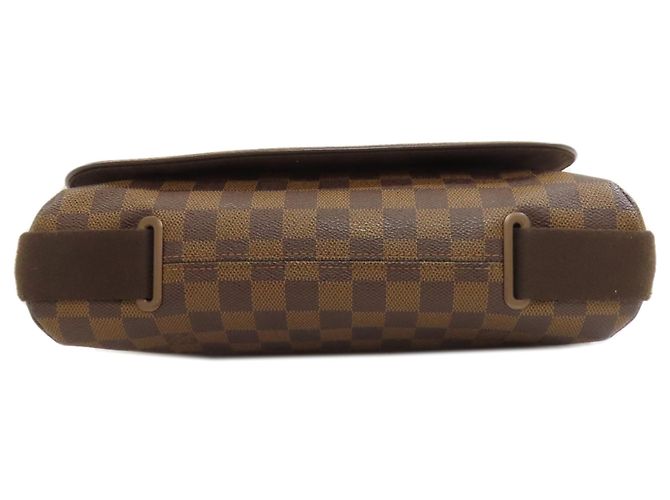 Borsa a Spalla Brooklyn MM N51211 di Louis Vuitton Marrone Damier ebene - vista 4