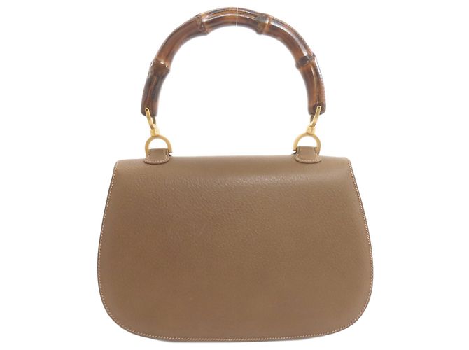 Borsa a mano Gucci Bamboo Handle 2-Way Marrone - vista 2