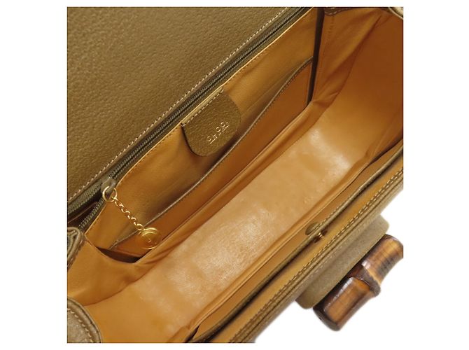 Borsa a mano Gucci Bamboo Handle 2-Way Marrone - vista 5
