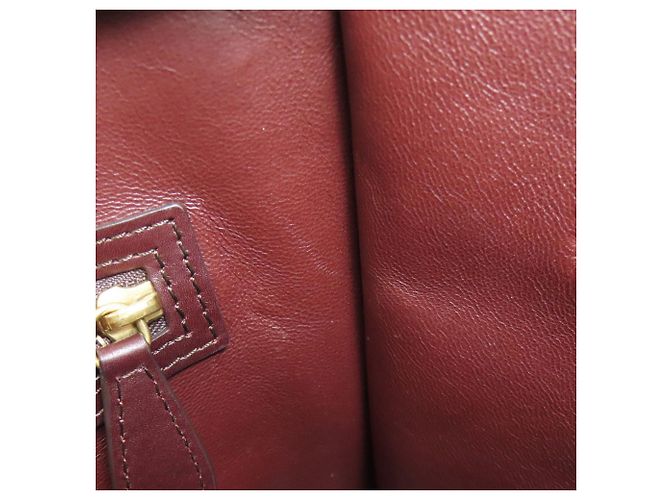 Céline Borsa Tote Micro Luggage di Celine Marrone Nero Bordò - vista 10