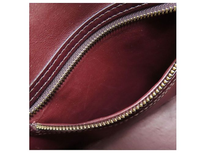 Céline Borsa Tote Micro Luggage di Celine Marrone Nero Bordò - vista 12