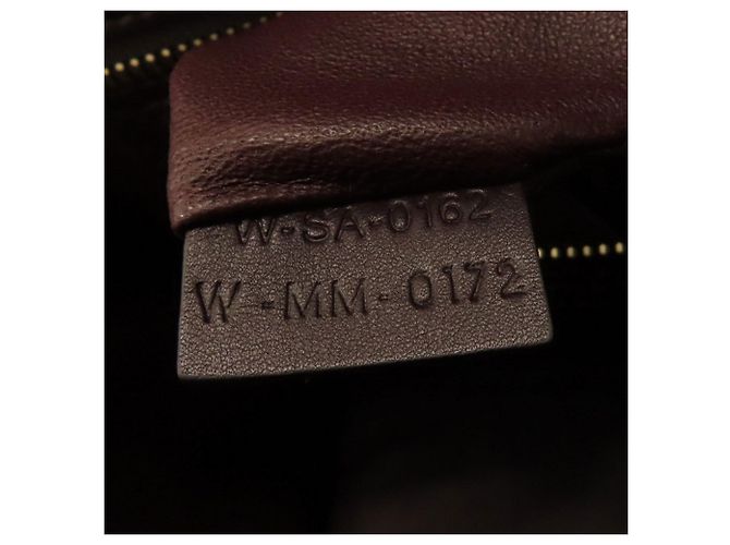 Céline Borsa Tote Micro Luggage di Celine Marrone Nero Bordò - vista 7