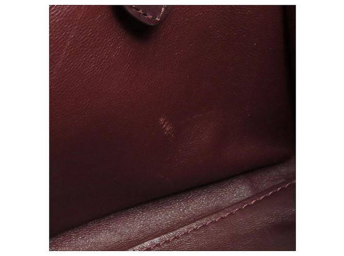 Céline Borsa Tote Micro Luggage di Celine Marrone Nero Bordò - vista 8