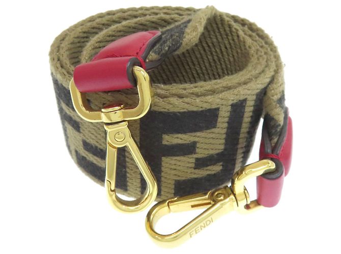 Borsa Fendi Flip 2 in 1 Rosso Beige - vista 10