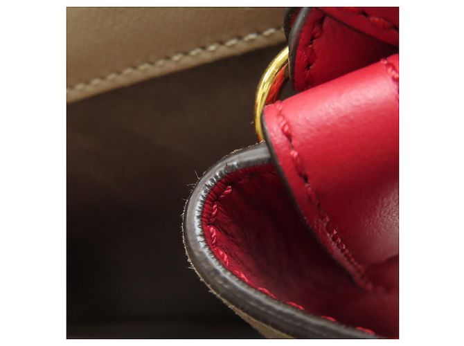 Borsa Fendi Flip 2 in 1 Rosso Beige - vista 13