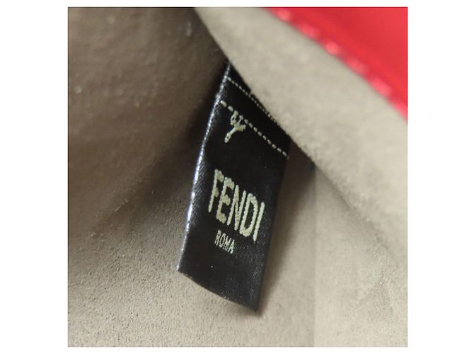 Borsa Fendi Flip 2 in 1 Rosso Beige - vista 8