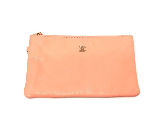 Borsa a Mano Chanel Matelassé Rosa Corallo - vista 13