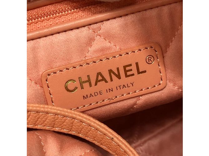 Borsa a Mano Chanel Matelassé Rosa Corallo - vista 17