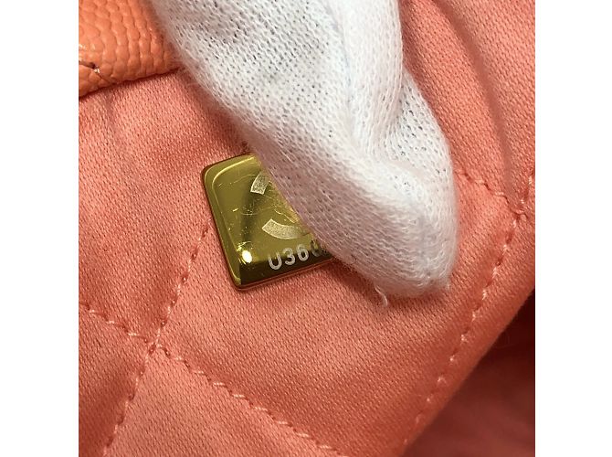 Borsa a Mano Chanel Matelassé Rosa Corallo - vista 18