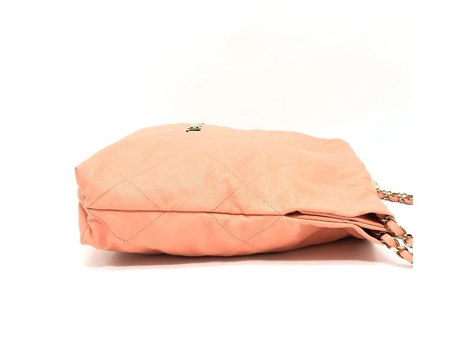 Borsa a Mano Chanel Matelassé Rosa Corallo - vista 3