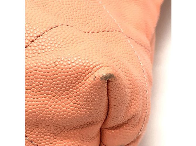 Borsa a Mano Chanel Matelassé Rosa Corallo - vista 7