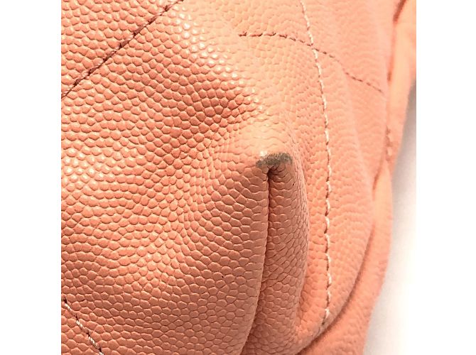 Borsa a Mano Chanel Matelassé Rosa Corallo - vista 9