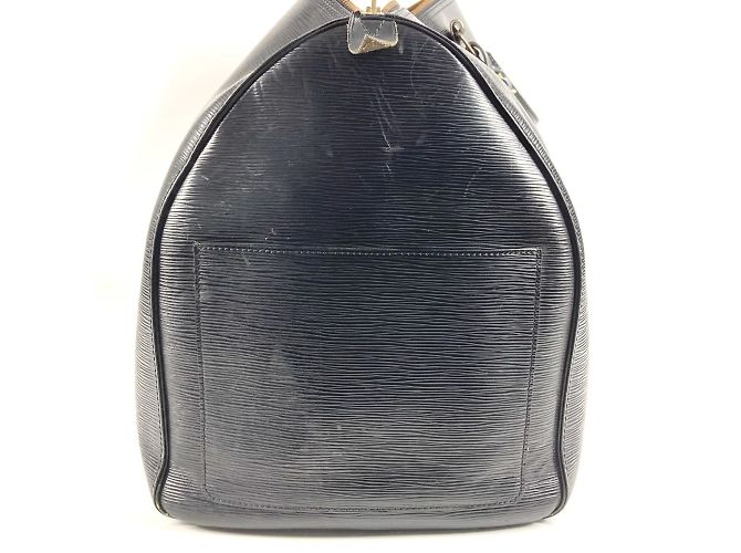 Borsa da viaggio Keepall 60 in pelle Epi Louis Vuitton Nero - vista 14