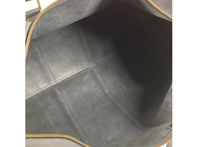 Borsa da viaggio Keepall 60 in pelle Epi Louis Vuitton Nero - vista 15