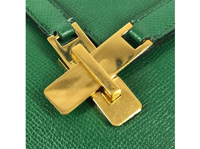 Borsa a tracolla Kelly Vintage di Hermès Verde - vista 8