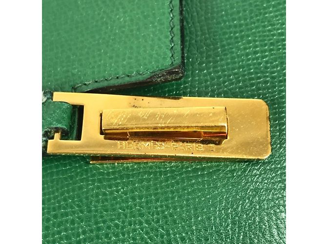 Borsa a tracolla Kelly Vintage di Hermès Verde - vista 9