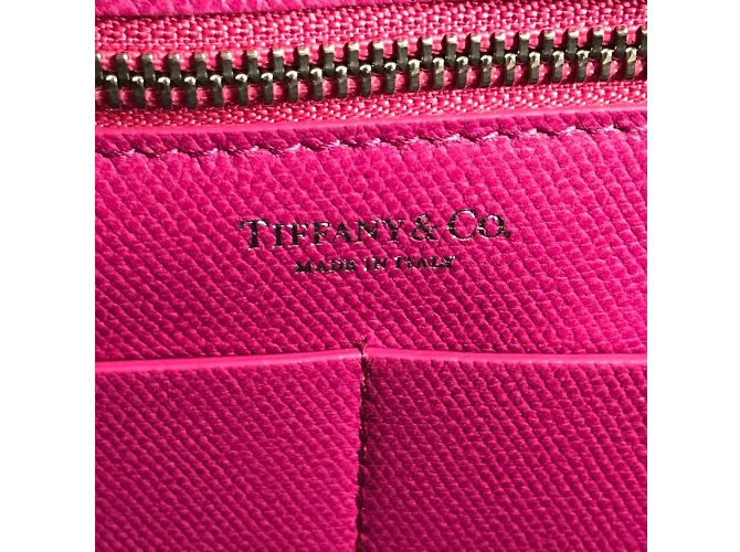 Borsa tote e a spalla in pelle Tiffany & Co. Nero Rosa - vista 14