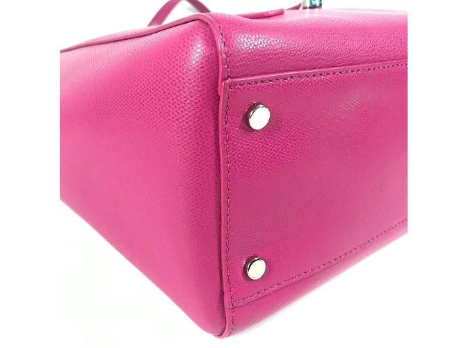 Borsa tote e a spalla in pelle Tiffany & Co. Nero Rosa - vista 7