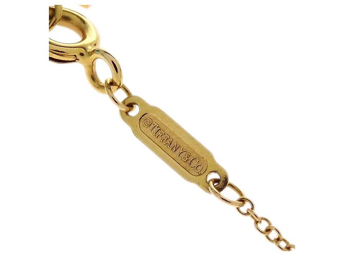 Tiffany T Pendente Tiffany & Co. T Smile in oro giallo 18K con diamanti D'oro - vista 4