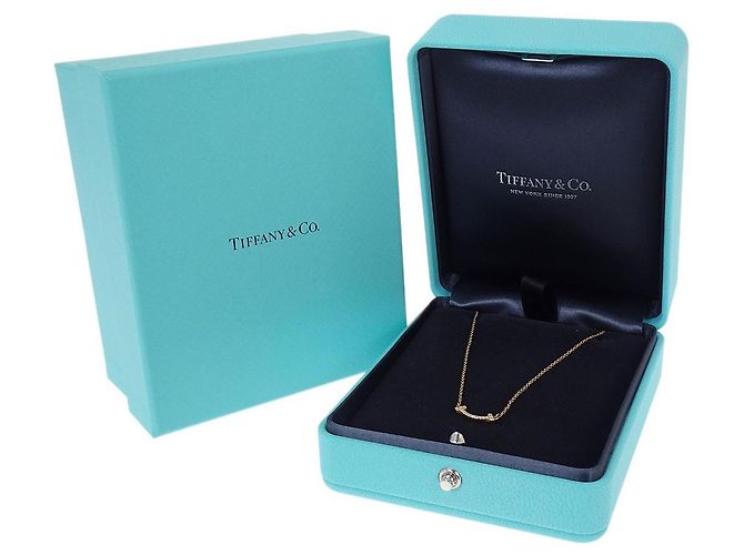 Tiffany T Pendente Tiffany & Co. T Smile in oro giallo 18K con diamanti D'oro - vista 5
