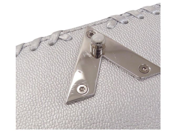 Borsa a Spalla Very Chain M43201 di Louis Vuitton Argento - vista 18