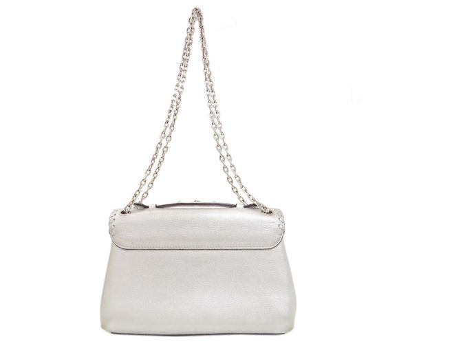 Borsa a Spalla Very Chain M43201 di Louis Vuitton Argento - vista 2