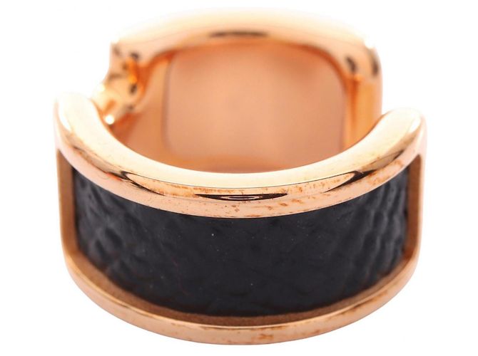 Ring Anello per foulard Hermès Olympe PM Nero D'oro - vista 2