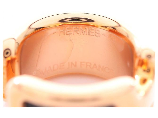 Ring Anello per foulard Hermès Olympe PM Nero D'oro - vista 3