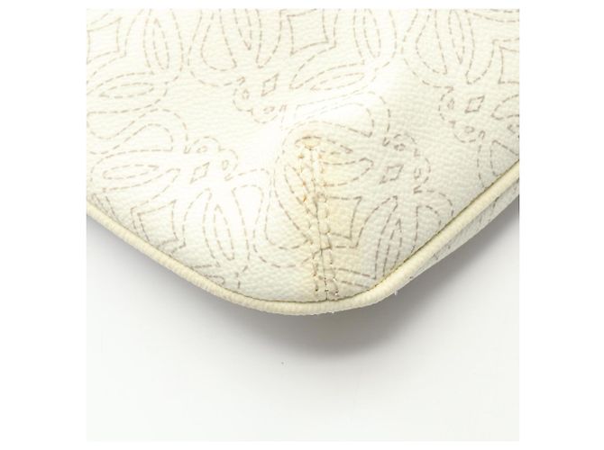Borsa a Spalla Anagram Loewe Bianco - vista 6