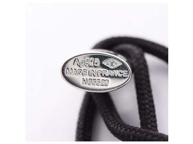 Bracciale Charm Lockit Lahn di Louis Vuitton Nero Argento - vista 5