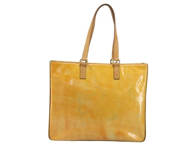 LOUIS VUITTON Borsa Tote Columbus Monogram Vernis Grigia M91028 LV Auth 161709 Grigio - vista 13
