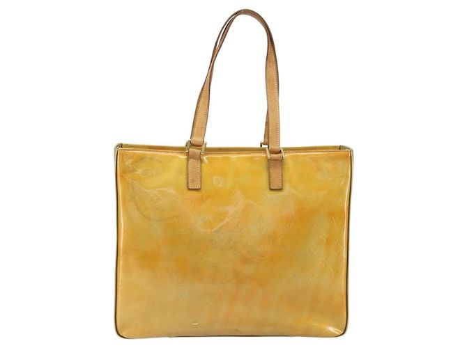 LOUIS VUITTON Borsa Tote Columbus Monogram Vernis Grigia M91028 LV Auth 161709 Grigio - vista 2