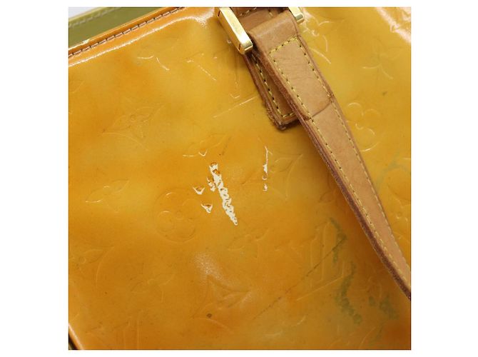 LOUIS VUITTON Borsa Tote Columbus Monogram Vernis Grigia M91028 LV Auth 161709 Grigio - vista 9