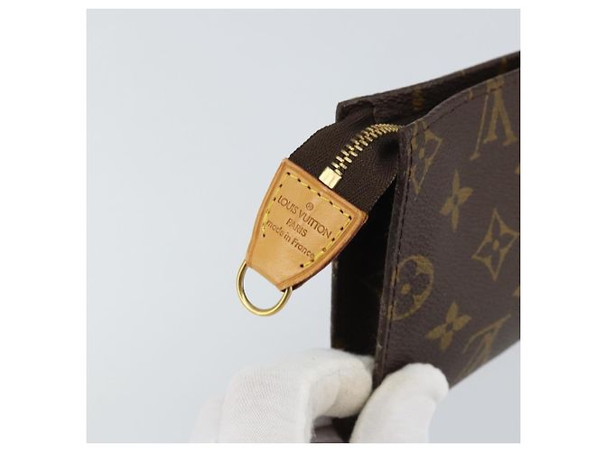 Bucket LOUIS VUITTON Monogramma Secchiello PM Pochette Accessorio LV Auth 161458 - vista 8