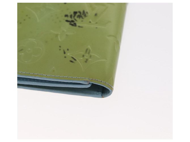 LOUIS VUITTON Portafoglio Walker Monogram Vernis Blu Baby M91073 LV Auth ti3590 Blu chiaro - vista 13