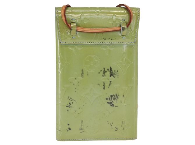 LOUIS VUITTON Portafoglio Walker Monogram Vernis Blu Baby M91073 LV Auth ti3590 Blu chiaro - vista 3