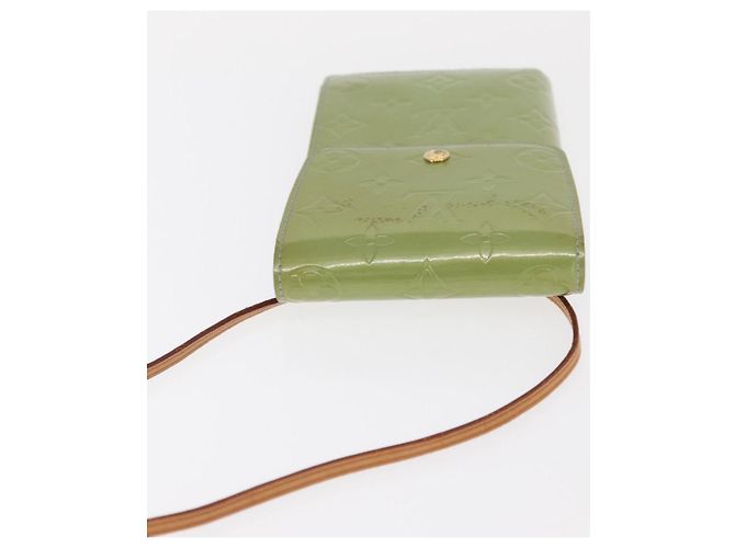 LOUIS VUITTON Portafoglio Walker Monogram Vernis Blu Baby M91073 LV Auth ti3590 Blu chiaro - vista 6