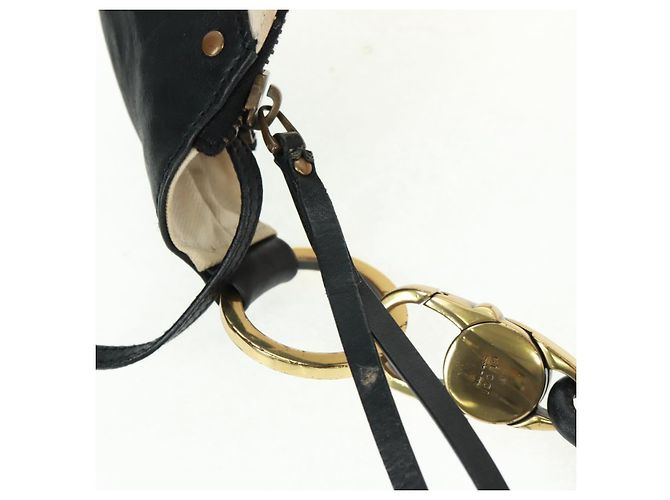 Borsa a Spalla GUCCI in Tela Avorio Oro 95332 Auth 161228 D'oro Crudo - vista 20