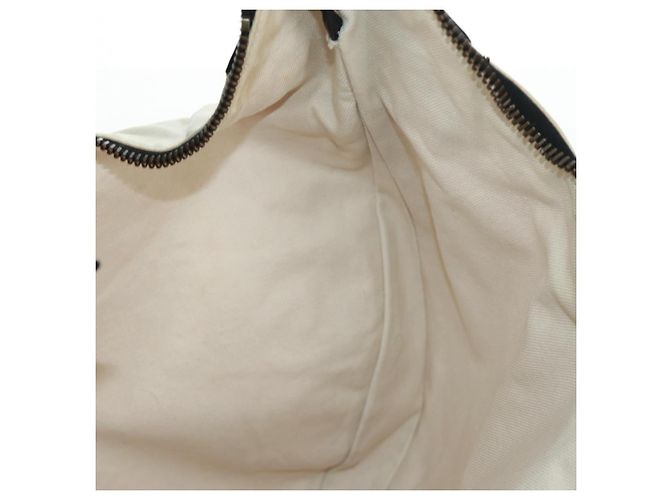 Borsa a Spalla GUCCI in Tela Avorio Oro 95332 Auth 161228 D'oro Crudo - vista 24