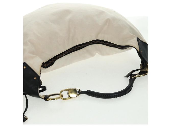 Borsa a Spalla GUCCI in Tela Avorio Oro 95332 Auth 161228 D'oro Crudo - vista 6