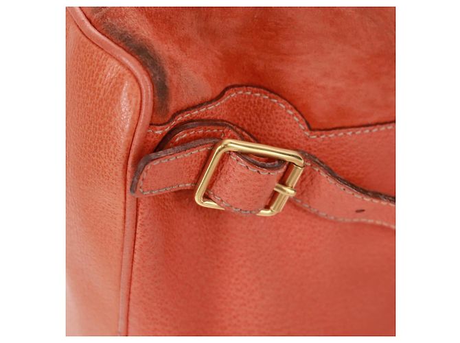 Bamboo Zaino in Bambù GUCCI Camoscio Arancione Oro 003 58 0030 Auth 159296 D'oro - vista 11