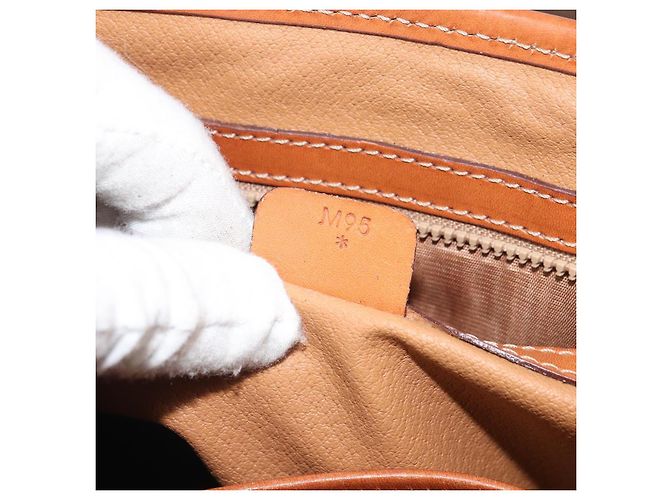 Céline Borsa a mano in tela Macadam CELINE in pelle PVC 2 in 1 marrone oro Auth 161001 - vista 24