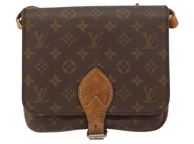 LOUIS VUITTON Borsa a Spalla Monogram Cartouchiere MM M51253 LV Auth 159527 Monogramma - vista 2
