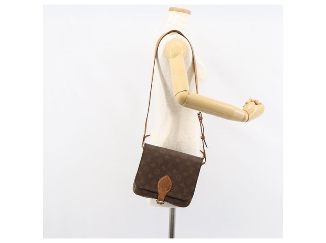 LOUIS VUITTON Borsa a Spalla Monogram Cartouchiere MM M51253 LV Auth 159527 Monogramma - vista 24