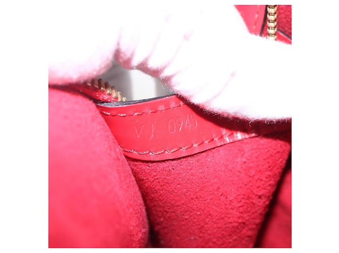 LOUIS VUITTON Borsa a Spalla Epi Lussac Rossa M52287 LV Auth 161367 Rosso - vista 12