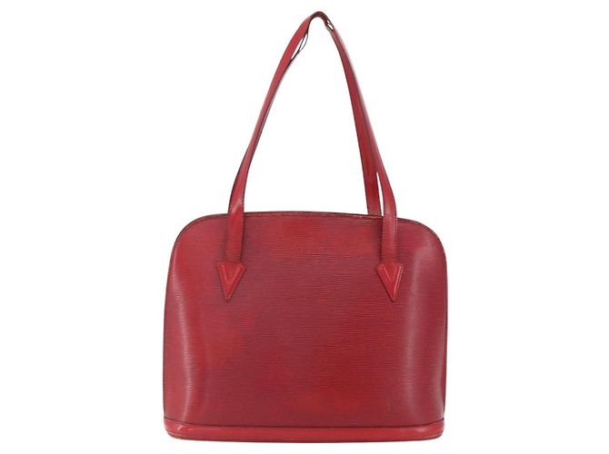 LOUIS VUITTON Borsa a Spalla Epi Lussac Rossa M52287 LV Auth 161367 Rosso - vista 13