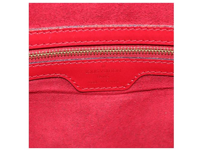 LOUIS VUITTON Borsa a Spalla Epi Lussac Rossa M52287 LV Auth 161367 Rosso - vista 14