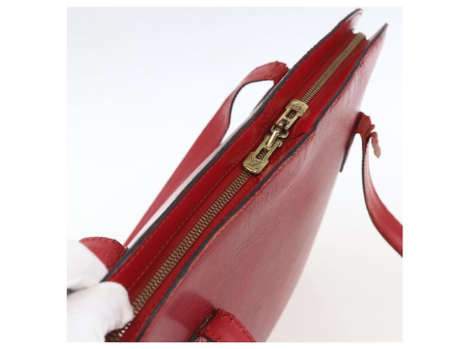 LOUIS VUITTON Borsa a Spalla Epi Lussac Rossa M52287 LV Auth 161367 Rosso - vista 5