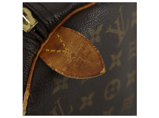 LOUIS VUITTON Borsa Boston Monogram Keepall 45 M41428 LV Auth 159641 Monogramma - vista 15